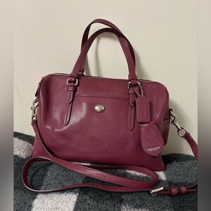 Coach Merlot crossbody bag
